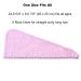 Hair Towel Wrap Turban - Quick-Dry Microfiber Bath & Shower Cap | White Grey & Pink - Perfect for Drying Hair - Buy Online on GoSupps.com