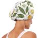 Lemon Leaf Hair Towel 2 Pack - Super Absorbent Quick Dry Hair Turbans for Women & Girls | Perfect Hair Drying Solution - Buy Online on GoSupps.com