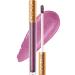 FOCALLURE Metallic Chameleon Liquid Lipstick Diamond Glitter Lip Gloss Shimmery Finish Intense Pigment Long-Lasting Nonstick Cup Lip Makeup for Costume Cosplay Rave Festival 03 RUBELLITE #03 RUBELLITE