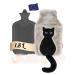 soxo Plush Hot Water Bottle Cover Hand Warmer Neck Period Back Pain Relief Kids Hot-Water Bottles Cat Tail