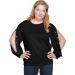 Shop Long Sleeve Dialysis Shirts for Women - Easy Arm Port Access | Perfect Gift for Dialysis Patients - Black & Royal Blue (M-XL - Buy Online on GoSupps.com