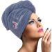 10 Pack Microfiber Hair Towels - Soft Absorbent Quick-Drying Turban for Curly Hair - Easy to Use for Wet Hair - Buy Online on GoSupps.com