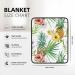 INVEES Tropical Pineapple Flannel Blanket - Cozy 40x50 - Buy Online on GoSupps.com