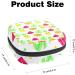 Anna Cowper Pineapple Watermelon Orange Leaves Sanitary Napkin Storage Bag - Menstrual Cup Pouch & Period Holder for Women/Girls - Multi-colored - Buy Online on GoSupps.com