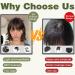 NAYOO Bangs Hair Clip - 100% Real Human Hair Toppers | 360 3D Cover Clip in Wispy Bangs for Women | French Bangs Hair Extensions for Daily Wear (Brown Black - Buy Online on GoSupps.com