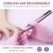 MelodySusie Cordless Nail Drill - Rechargeable Electric Efile Kit for Acrylic Gel Nails - Purple - Buy Online on GoSupps.com