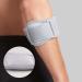 Elbow Support Brace - Breathable Adjustable Compression Sleeve for Adults & Seniors - Sports Gray - Buy Online on GoSupps.com