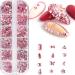 FEIlei Nail Art Rhinestones Diamond Crystal Gems for Nail Decorations Rings Earring DIY - Buy Online on GoSupps.com