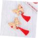 ibasenice 3 Pairs Girls Hairpin Hair Clips for Kids Bow Hair Clips Baby Nail File Electric Tassel Hairpin Chinese Dresses for Chinese Hair Accessory Chinese Balls Girl Barrettes Clip - Buy Online on GoSupps.com