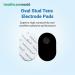 Tens Electrode Pads - Oval Self-Adhesive Electrodes (Pack of 4) for Omron E2 & E4 - 2.2mm Bolt Connection - Buy Online on GoSupps.com