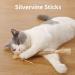 Catnip Chew Toy for Cats | Interactive Silvervine Stick for Kitten Teething | Teeth Cleaning Cat Toy - Buy Online on GoSupps.com