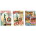 Shop Cavallini Mini Notebooks - New York 4x5 | Set of 3 | International Shipping Available - Buy Online on GoSupps.com