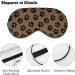 Adjustable Dog Paw Pattern Sleep Mask Eye Cover for Yoga, Travel, and Night Nap - Buy Online on GoSupps.com