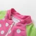 BONVERANO Baby Girls Long Sleeve Swimsuit UPF 50+ Sun Protection 18-24 Months Pink/Green - Buy Online on GoSupps.com