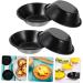 Zerodeko 8 Pcs Egg Tart Mold Circle Cake Pan Foil Pans Individual Muffin Tins for Airfryer Puto Cup Tartlets Dessert Cheesecake Practical Baking Molds Tart Dish Decorate Fudge Carbon Steel 8X8CMx2pcs - Buy Online on GoSupps.com
