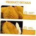 HOMSFOU 3pcs Artificial Imitation Durian Artificial Vegetable Decor Simulation Fruit Artificial Fruit Toy Lifelike Model Decoraciones Para Salas De Casa Fake Fruit Plastic Big Fruit Yellowx3pcs 25X15X15CMx3pcs - Buy Online on GoSupps.com