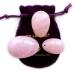 Set of 3 Drilled Rose Quartz Yoni Eggs for Women - Large Medium & Small | Polar Jade - Buy Online on GoSupps.com