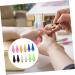 FOMIYES 24pcs Nail Picker Wax Replacement Multi Dotting Pen Tips for Nail Art Easy Installation and Safe for Professionals and Enthusiasts - Buy Online on GoSupps.com