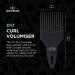 Jack Dean by Denman Black Curl Volumiser Comb - D17 for Styling, Defining and Enhancing Curls - Buy Online on GoSupps.com