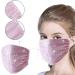 Lieikic Women's Glitter Mouth Protection - Elegant Washable & Reusable Neckerchief for Halloween Parties - Pink - Buy Online on GoSupps.com