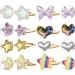 Cozlly 8 Pairs Girls Hair Clips Butterfly Star Heart Crown Shaped Hair Clips Cute Sequins Hair Barrettes Non-Slip Metal Snap Hair Clips Sparkly Hair Pins Hair Accessories for Kids Girls Fine Hair - Buy Online on GoSupps.com