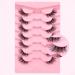 7P-CZ-32 Clear Band Half Eyelashes Cat Eye 15 mm Short Cat Eye Artificial Eyelashes Natural Look 1/2 Corner False Eyelashes Set 3/4 Corner Eyelashes Reusable Lightweight Makeup Eyelashes 7p-clear band half eyelashes-32 - Buy Online on GoSupps.com