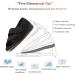 Gycdwjh Diabetic Slippers for Men - Large Size, Non-Slip, Adjustable Foot Swelling Shoes - Grey - Buy Online on GoSupps.com