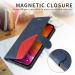 Haygdz Leather Cover for Huawei Mate 50 - Premium PU Wallet Case with Card Compartment Stand Magnetic Closure - Blue - Buy Online on GoSupps.com