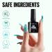 Tomicca UV Nail Polish Set - 6 Colors Blue Green Glitter | Non-Toxic & Durable Christmas Gift for DIY Nail Art | Autumn Gel Polish for Home & Salon | 8ml A101092 - Buy Online on GoSupps.com