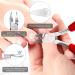 15 Pieces Stainless Steel Ingrown Toenail Tools Set - Nail Clipper, Cuticle Cutters, File, Lifter, Pusher - Manicure Pedicure Kit for Thick Nails - Red - Buy Online on GoSupps.com