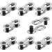 Hotop 8 Pairs Bicycle Missing Link for 6, 7, 8, 9, 10 Speed Chain, Silver, Reusable 6 7 8 Speed