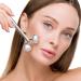 Facial Roller Massager - Cooling Metal for Contouring, Puffiness Reduction, Face Lift, Anti-Aging, and Skin Tightening - Botox Alternative for Wrinkle Reduction - With Gua Sha - Buy Online on GoSupps.com