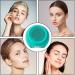 DASHIELL Face Brush Cleanser - Electric Facial Brush Gentle Silicone Face Wash Brush Silicone Waterproof Face Brush for Birthdays Anniversaries Facial Cleansing Holidays Green - Buy Online on GoSupps.com
