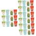 Healeved 36 Pcs Christmas Popcorn Box Popcorn Containers for Party Christmas Party Bag Christmas Candy Bag Candy Containers Baking Biscuit Packing Case Paper Gift Party Supplies 1 count (Pack of 1) Colorfulx3pcs