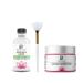 Planet Eden 70% Glycolic Acid Chemical Skin Peel Kit with Antioxidant Recovery Cream Set and Fan Brush - Diminish the Appearance of for Wrinkles Age Spots Sun Damage