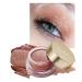Oulac glitter eyeshadow peach |High pigmented cream-like shadow |Waterproof & durable |Metallic shimmering finish |Interior & wrinkle-free eye makeup | vegan & cruelty-free | 06g (08) (08) cheers!