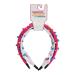 Cudlie Confetti 2 Pc Colorful Neon Bead Knotted Headband for Girls  Thick Pull Free Kids Headbands  Fine & Curly Hair Accessories  Pink/White NEON KNOTTED