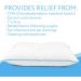 Firm Memory Foam Pillow with Ear Hole - 2 Pillowcases Included | Reduce Ear Pain from CNH, Pressure Sores, Post Surgery | Non-Adjustable - Buy Online on GoSupps.com