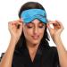 Hasikry Light Blocking Eye Mask for Deep Sleep - Breathable & Adjustable for Men and Women - Perfect for Travel, Yoga, and Meditation - Morpho Blue - Buy Online on GoSupps.com
