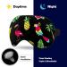 Tropic Palm Tree and Animal Sleep Mask Eye Cover for Sleeping Blindfold with Adjustable Strap Blocks Light Night Travel Nap for Men Women - Buy Online on GoSupps.com