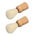 Razor Brush with Wooden Handle & Soft Synthetic Bristles - Comfortable Shaving for Men Portable for Home & Salon Use - Buy Online on GoSupps.com