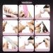 Clear False Nails with Glue Venares 500 Pcs False Nail Tips 10 Size Acrylic Nails Tips and Glue Nails File Buffer Block Acrylic Nail Brush Nail Clipper Fake Nails Set for Gel Extensions - Buy Online on GoSupps.com