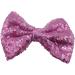 Topkids Accessories Large Sequin Bow on 8cm Beak Hair Clip - Party Sparkly & Bright - for Girls Women Ladies Children (Lilac) - Buy Online on GoSupps.com