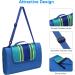 Large Waterproof Outdoor Blanket for Beach, Camping, Picnic - Blue Stripe (79 x 59) - Buy Online on GoSupps.com