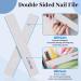 12pcs Professional Double-Sided 100/180 Grit Nail Files for Acrylic & Gel Nails - Manicure Tools for False Nails - Buy Online on GoSupps.com