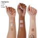 MILK Makeup Mini Highlighter Stick - Hydrating Cream Radiant Vegan 0.21 Oz (TURNT - White Gold/Pink Pearl) - Buy Online on GoSupps.com