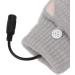 USB Heated Gloves Mens Fashion Office Work Fingerless Heating (Grey) - Buy Online on GoSupps.com