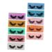 minkissy 10 Pairs False Eyelashes Eyelash Trendy Makeup Lash Accessories Makeup Accessories Lash Cosmetics Accessories for Girls Girls' Accessories False Lashes 3d Make up Imitation