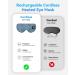 Heated Eye Mask - Cordless Washable Heating Pad for Dry Eyes & Improved Sleep - Travel-Friendly Blue Design - Buy Online on GoSupps.com