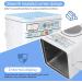Metal Laundry Powder Storage Box | Detergent Canister with Skylight | Washing Machine Shape - Buy Online on GoSupps.com
